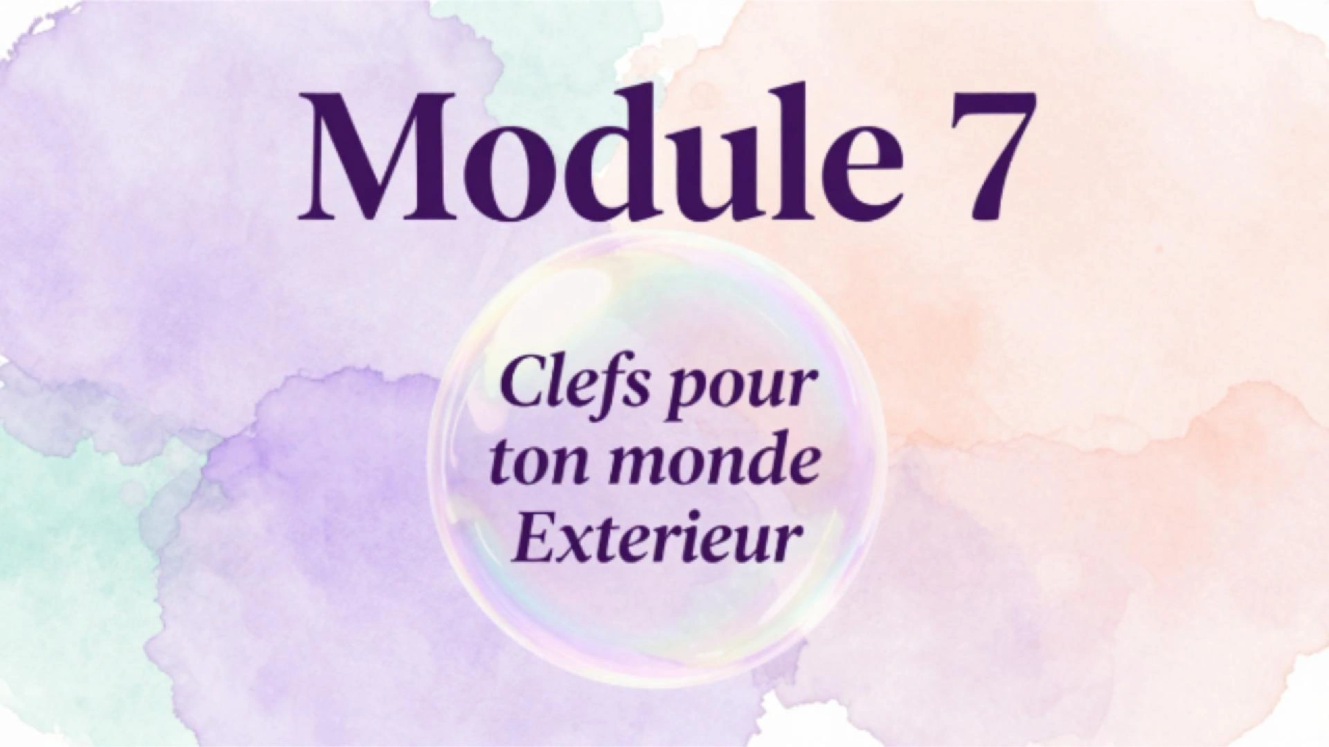 Clés du Monde Extérieur