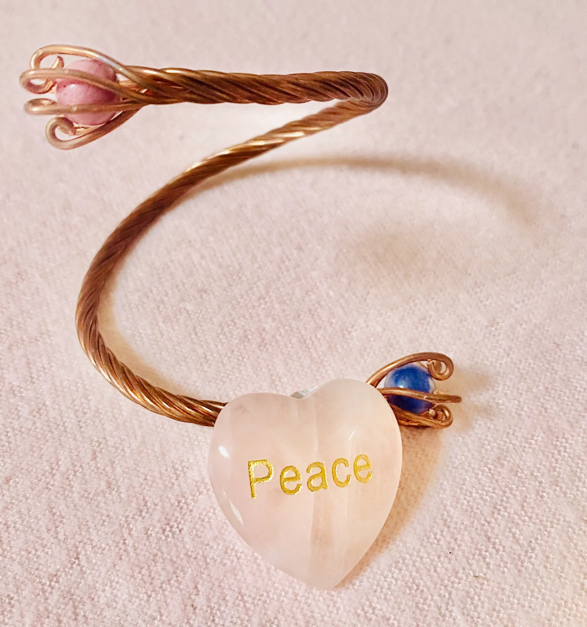 Bracelet Fertilité Retrouvée — Cuivre & Pierres