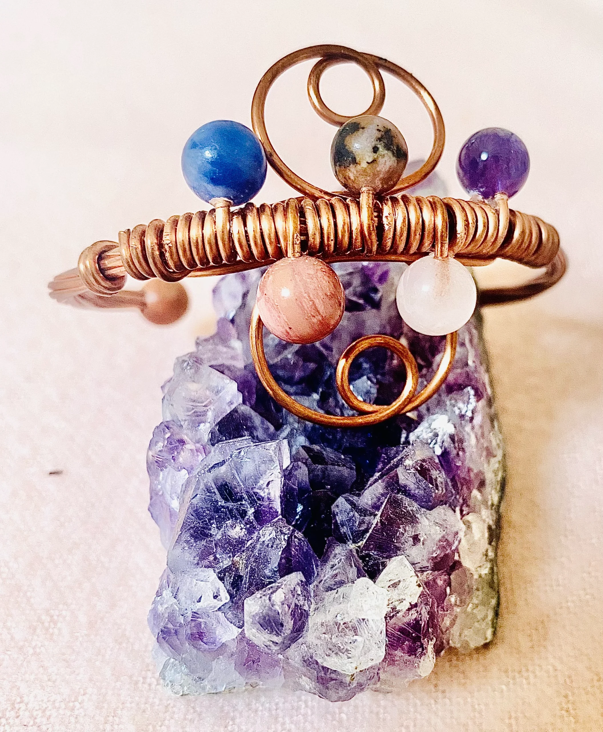 Bracelet Fertilité Retrouvée — Cuivre & Pierres – Image 3